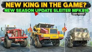 New Season 15 Update Sleiter MFK816 New King in SnowRunner All things You Need to Know