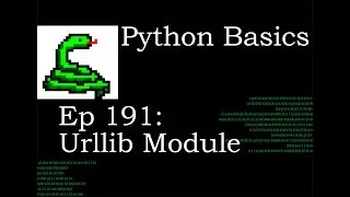 Python Basics Urllib Module