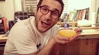 An egg yolk the size of MY FACE!!!