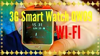 3g WiFi смарт часы QW09 / 3G Smart Watch QW09