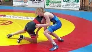 Wrestling / Ringen LM Sachsen 2024, Gelenau, Jugend B, 48 kg, GR, Herold - Schmidt