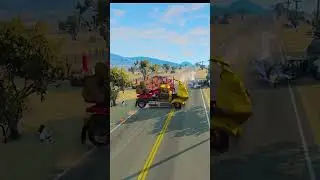 Realistic Highway Car Crashes 