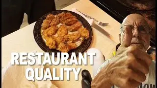 WOW! 100% CARNIVORE deep fried CHICKEN WINGS and PORK TENDERS in BACON FAT.