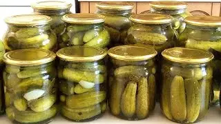 🥒 CRISPY CANNED CUCUMBERS! Fragrant, simple, DETAILED RECIPE!