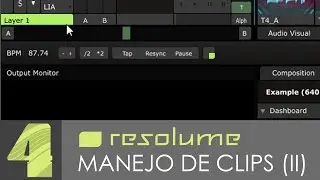 Los clips en Resolume (II) | moon-brain.com