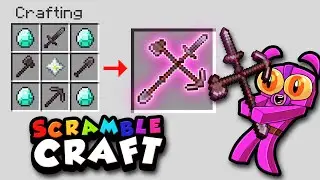 I Craft *OP* Netherite MULTI TOOL in Minecraft? (Scramble Craft)