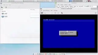 How to install FreeBSD 11.1 on KVM Hypervisor on Fedora?