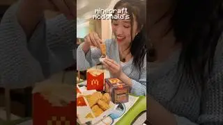Minecraft Meal McDonald’s Review #shorts