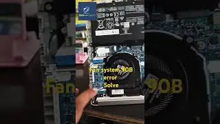 (SOLVE )Fan system (90B) Error IN HP LAPTOP  #90B #fansystem #hpsupport #hp