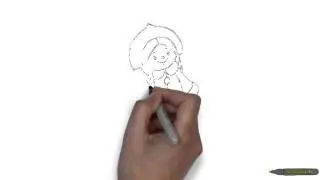 how to draw snow white