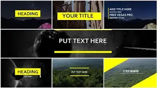 FREE MODERN TITLES PACK/INTRO TEMPLATE | VEGAS PRO 15 | SV FX | FREE DOWNLOAD