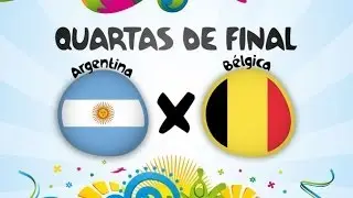 Copa do Mundo 2014 / PS3 Gameplay - Argentina x Bélgica - Quartas de Final! EU SOU NOOB!