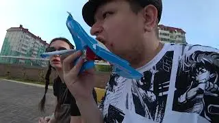 УЖИН НА УЛИЦЕ НА СВЕЖЕМ ВОЗДУХЕ НА ЛАВОЧКЕ МОРОЖЕНЫМ NESTLE MAXIDUO СТРАЧАТЕЛЛА!
