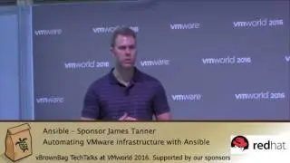 VMworld 2016 Automating VMware infrastructure with @Ansible James Tanner–