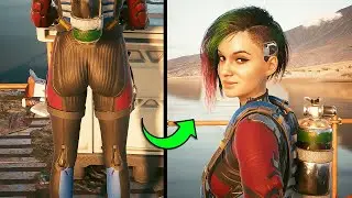 🤨Что будет , если пялиться на Джуди ? - Мифы в Cyberpunk 2077