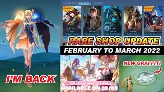 FRAGMENT SHOP UPDATE FEBRUARY to MARCH 2022 ( Rare Skin ) Upcoming Sanrio Skin and Collector MLBB