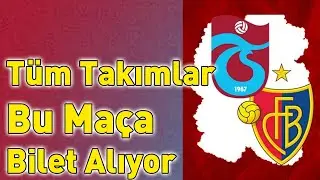 Trabzonspor'dan depremzedeler için Basel maçına özel bilet