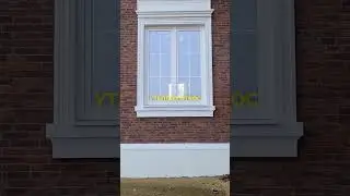 Отделка наружных откосов молдингом-доской производства Джем