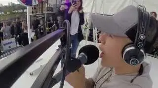 Kyle Strips for Justin Bieber on 