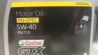 Масло моторное Castrol GTX RN 5W-40 RN 0710 Renault Group 1 литр.