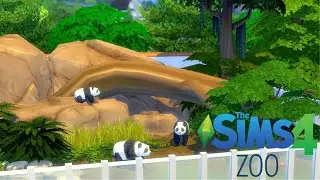 I BUILT A ZOO 🐼 || The Sims 4 Zoo Speed Build.