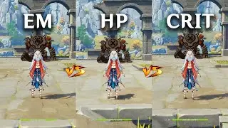 Nilou EM Build vs HP Build CRIT Build!! Bloom DMG comparison! which is the Best ? | Genshin Impact |