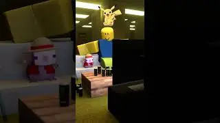 I love Pikachu with Roblox noob