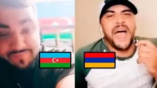 Азербайджанец и Армянин (КАРАБАХ)