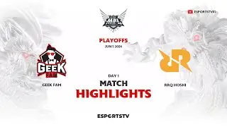 Geek Fam vs RRQ Hoshi HIGHLIGHTS MPL ID S13 PLAYOFFS | RRQ VS GEEK ESPORTSTV
