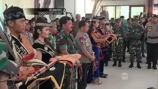Prosesi Penyambutan Kapolri dan Panglima TNI di Kota Palangkaraya - 86