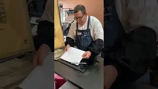 Printing one of our train robber wanted posters and discussing the Central Pacific Railroad