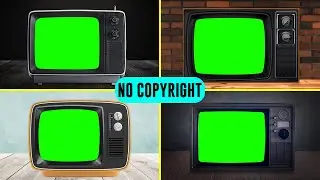 tv green screen || television green screen || old tv green screen effect