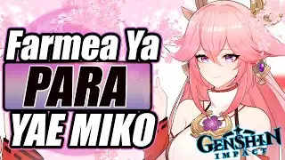 YAE MIKO MATERIALES DE ASCENSIÓN, BUILD/ARTEFACTOS, ARMAS💥|💎Guía Yae miko PRE-FARMEO🧐|Genshin impact