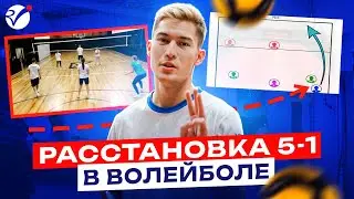 Расстановка 5-1: Лучшая Схема В Волейболе с примерами