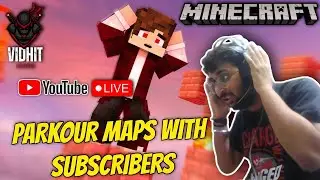 Playing Parkour With My Subscribers On Live!! | VidhitGaming