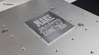 Laser Engraving on Aluminum with Triumph Fiber Laser Marking Machine