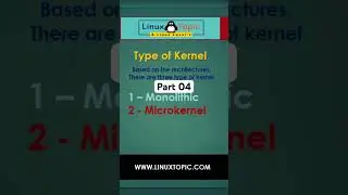Linux Tutorial 2023: Type of Kernel Microkernel #shorts #ytshorts #youtubeshorts #linuxtopic #linux