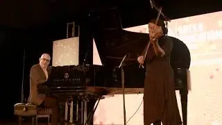 Regina Carter and Peter Martin at the 2018 St. Louis Arts Awards