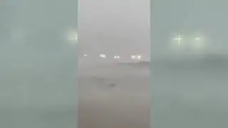 سيول رهيبة حولت الشوارع الى أنهار في المدينة وعاصفة مخيفة تضرب اليمانية شرق مكة المكرمة