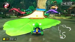 Wild Woods [200cc] - 1:16.585 - - (Mario Kart 8 Deluxe World Record)