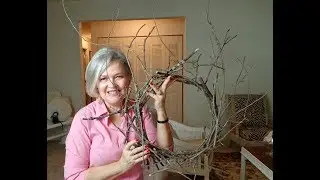 Faça Você Mesmo - Guirlanda de Galhos Secos.