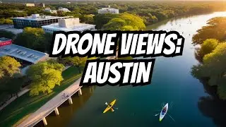 Austin Texas Rainey Street and Lady Bird Lake by Drone | Austin Visuals | Austin Drone Services
