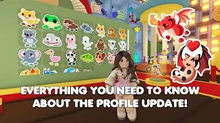 EVERYTHING you need to know about the PROFILE UPDATE + OPENING STICKER PACKS in Adopt me!