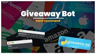 [NEW] Discord Giveaway System | Start Command | Part Two  Python