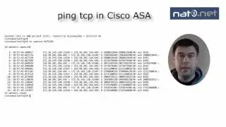 ping tcp command in the Cisco ASA firewall