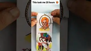 Jai Hind 🇮🇳 20 hours Art 😱 