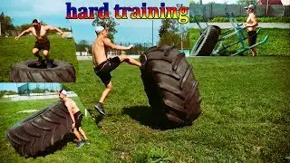 Тяжелая тренировка с ПОКРЫШКАМИ | Hard training