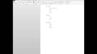 How to create a Table Of Contents in Word 2013, 2010 and 2007