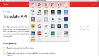Get An Yandex Key For Live Translation App