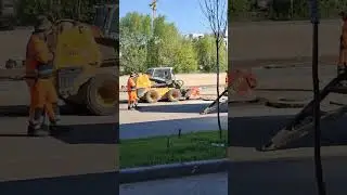 Дорожная фреза EXTEN AF400 на минипогрузчике LiuGong
